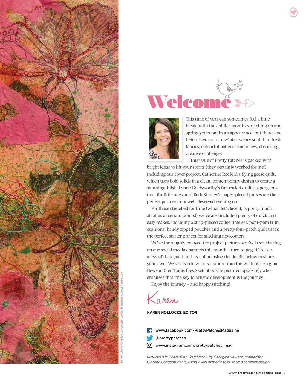 Pretty Patches Magazine Preview Pages