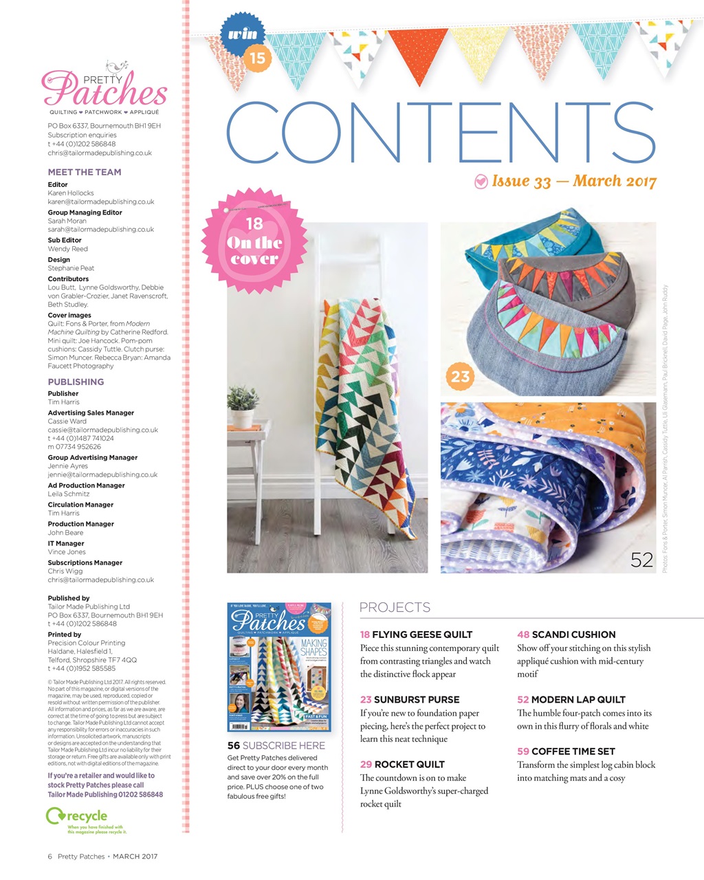 Pretty Patches Magazine Preview Pages