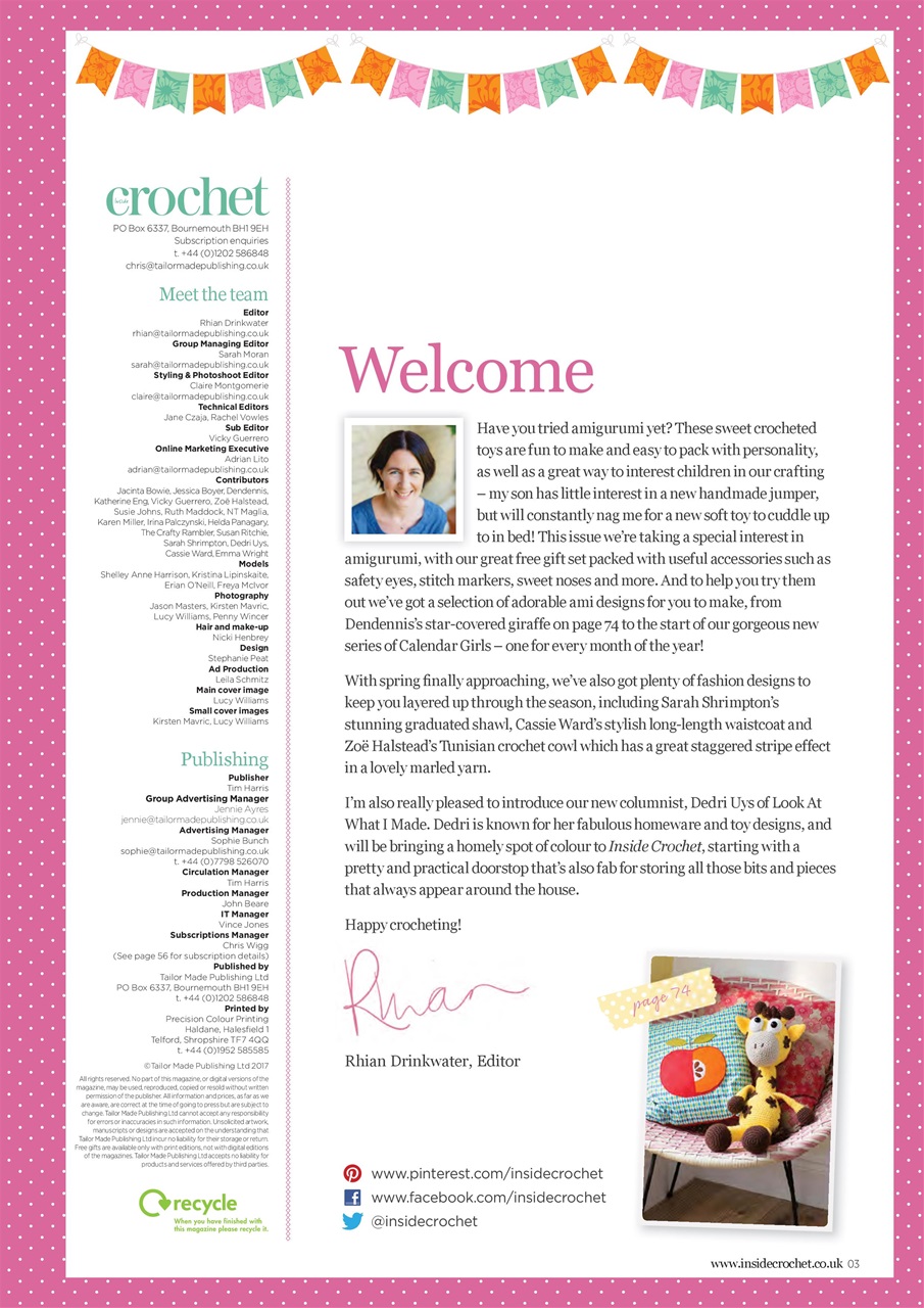 Inside Crochet Preview Pages