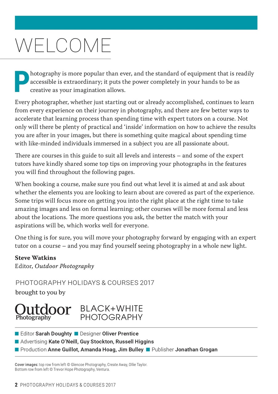 Outdoor Photography Preview Pages