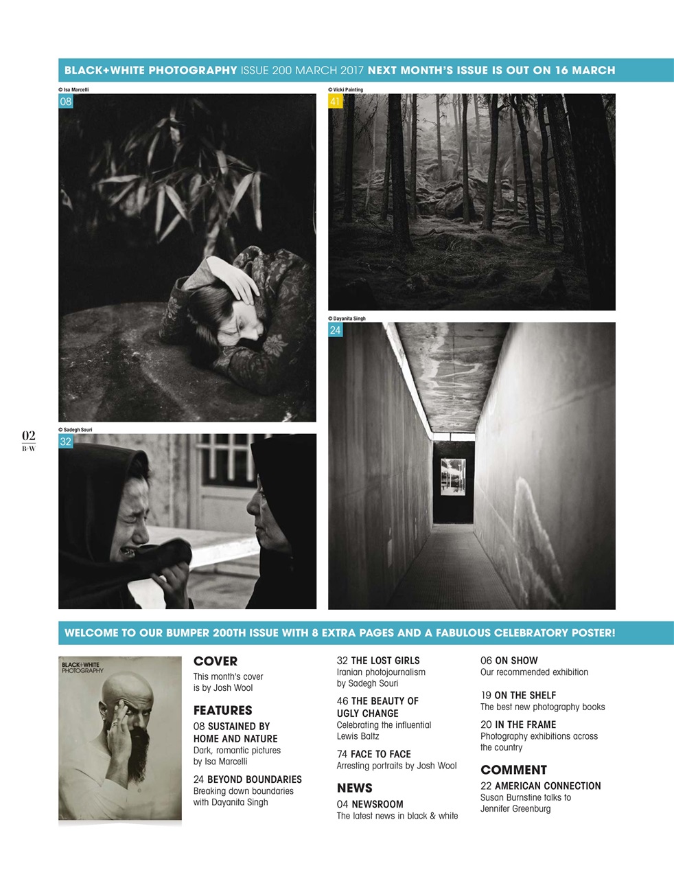 Black+White Photography Preview Pages