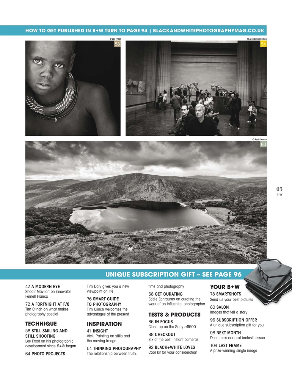 Black+White Photography Preview Pages