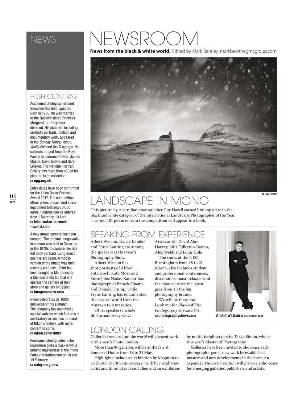 Black+White Photography Preview Pages