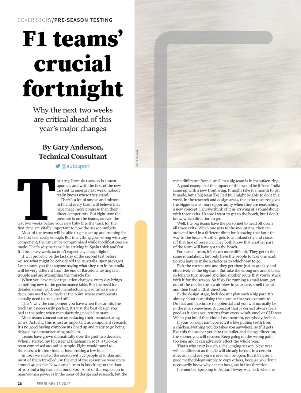 Autosport Preview Pages