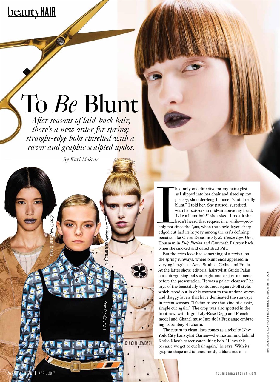 Fashion Magazine Preview Pages