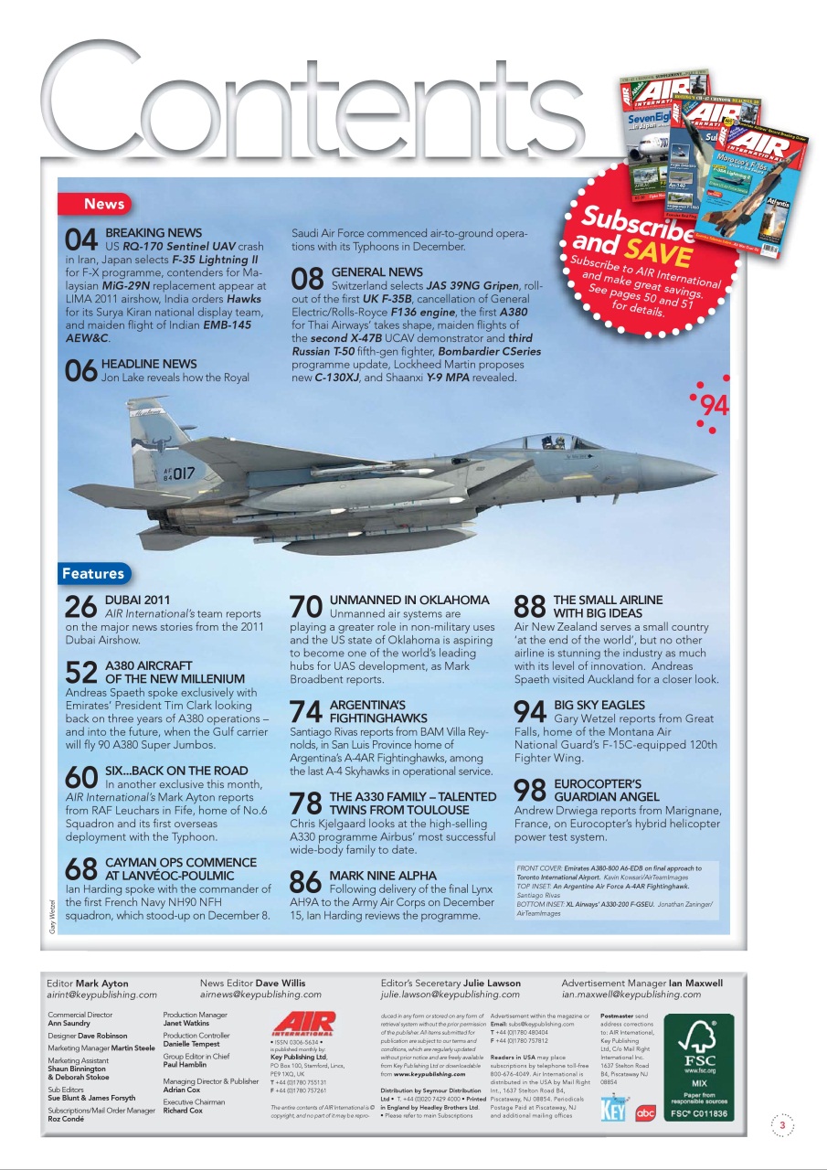 AIR International Preview Pages