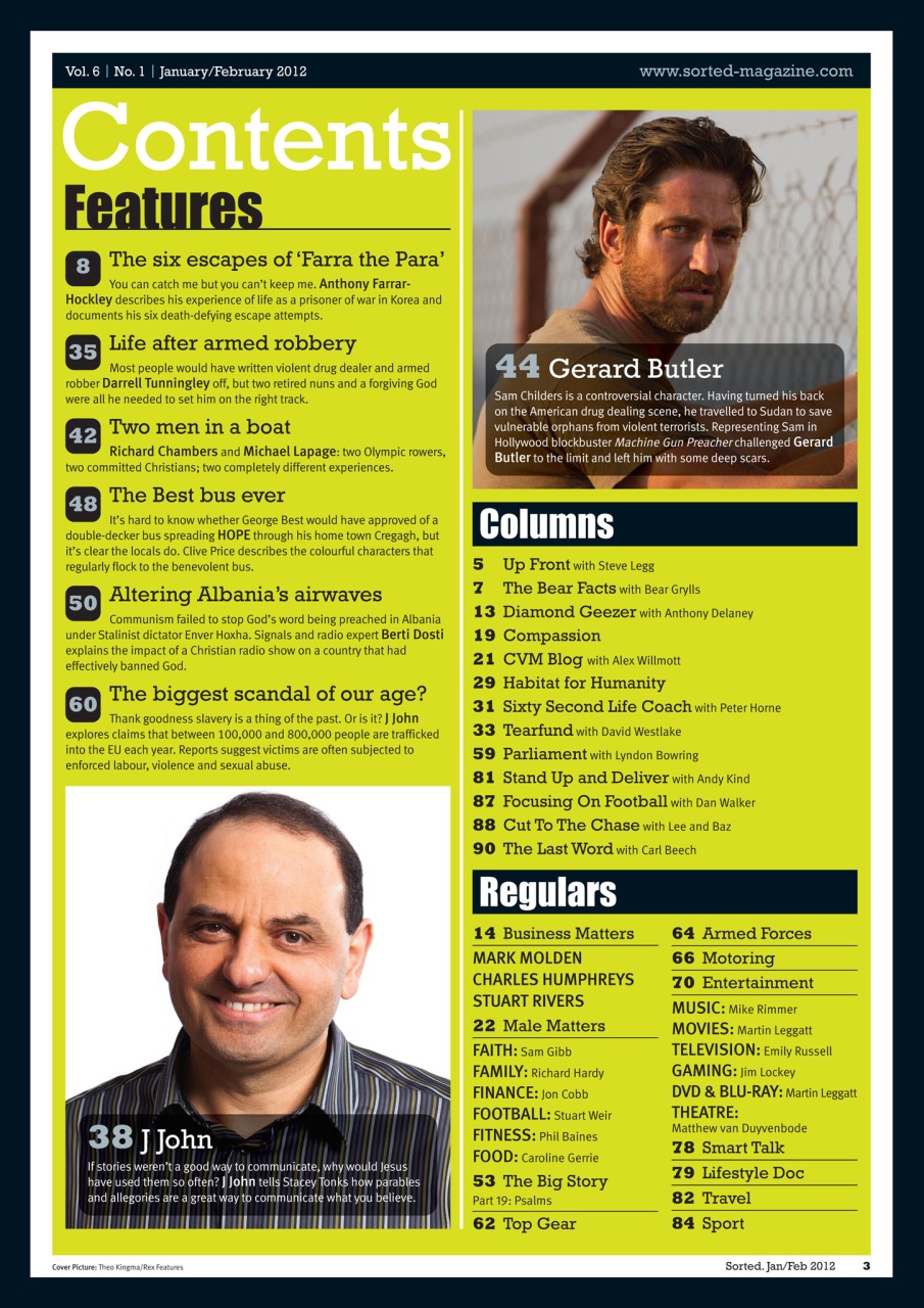 Sorted Magazine – The men's mag with morals Preview Pages