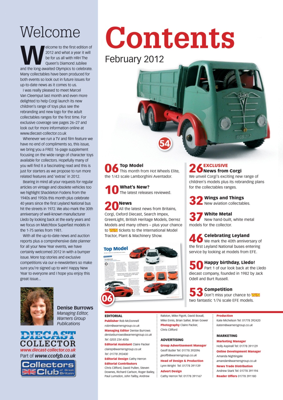 Diecast Collector Preview Pages