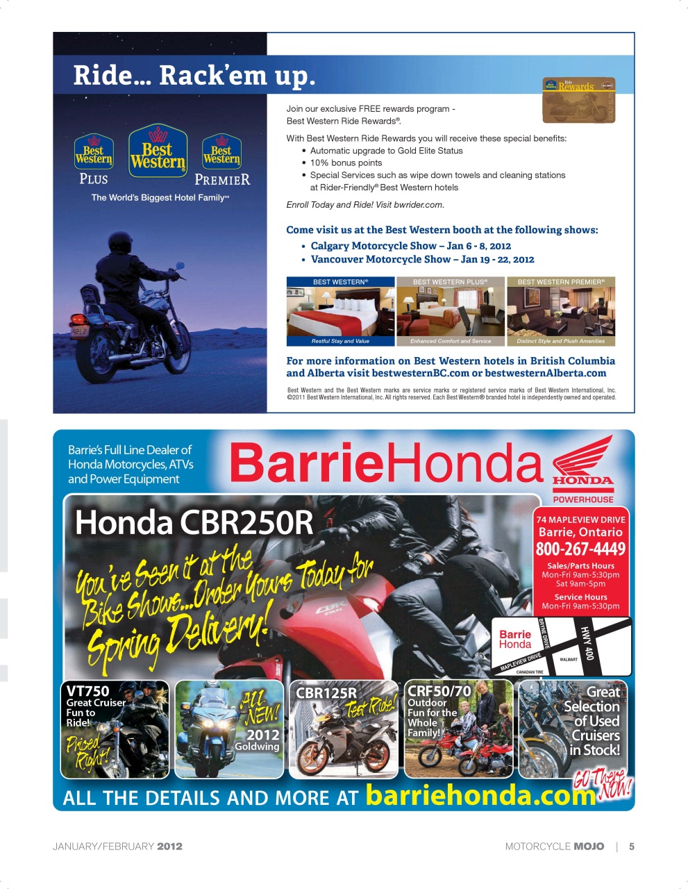 Motorcycle Mojo Preview Pages