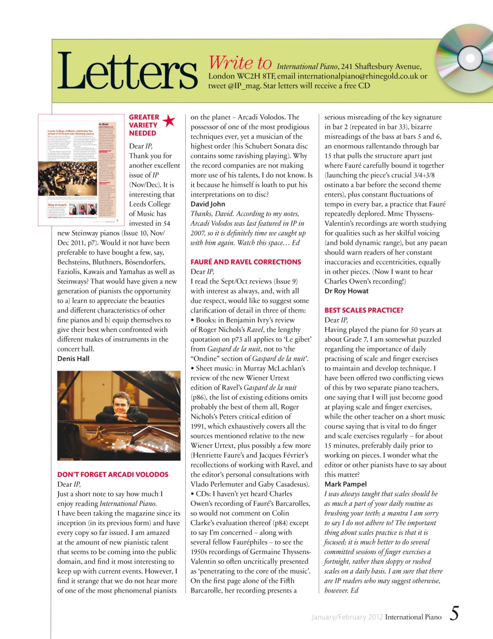 International Piano Preview Pages