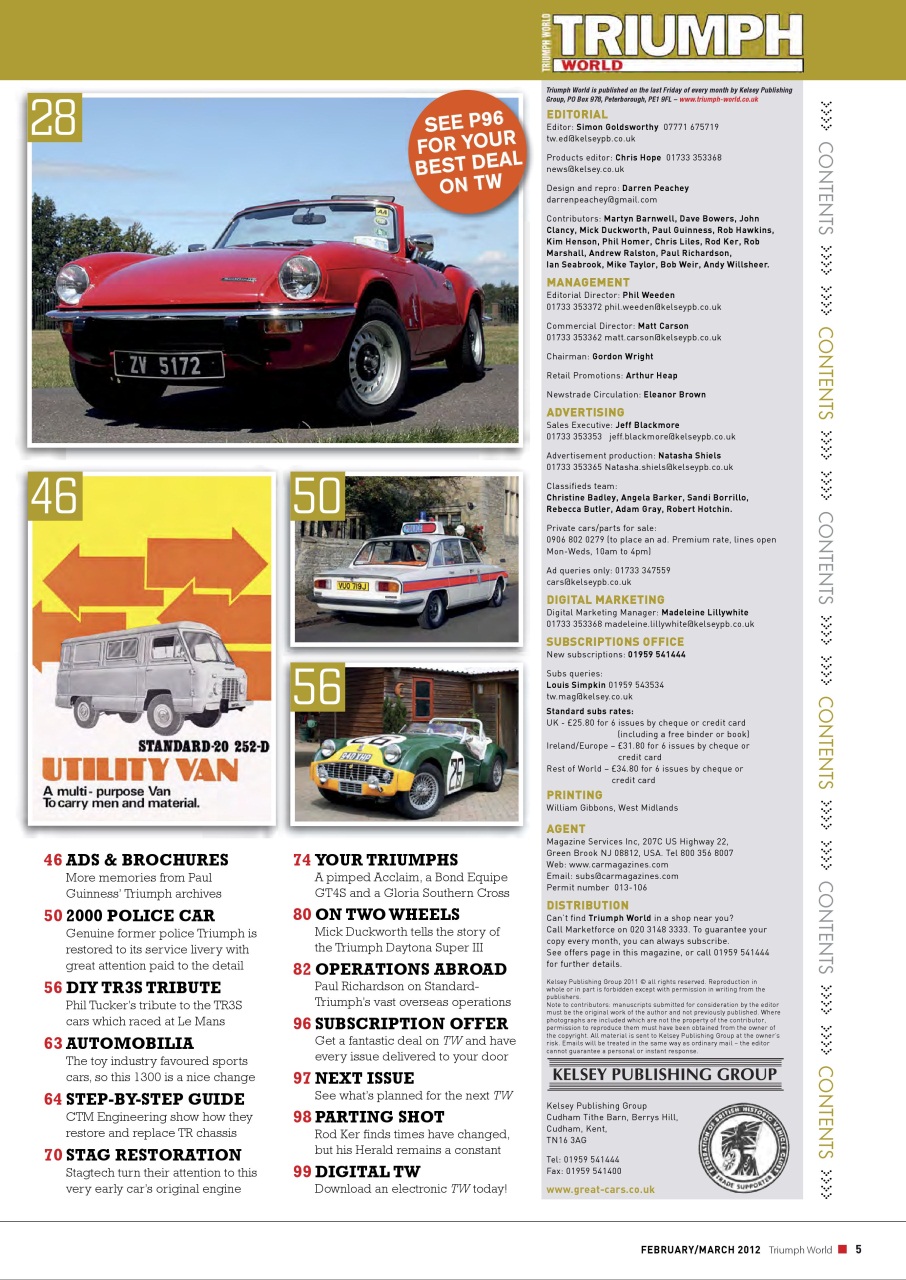 Triumph World Preview Pages