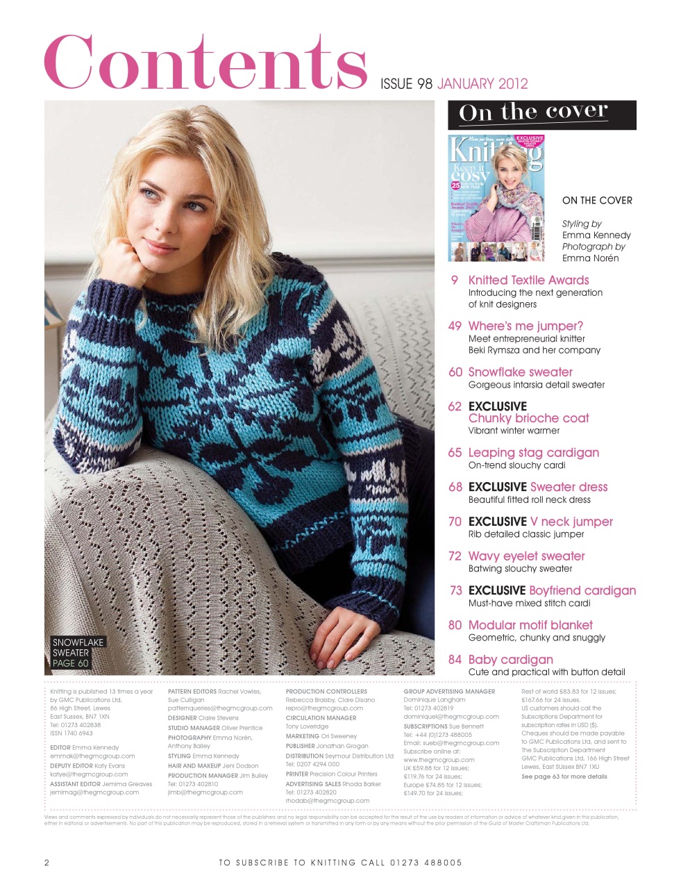 Knitting Preview Pages