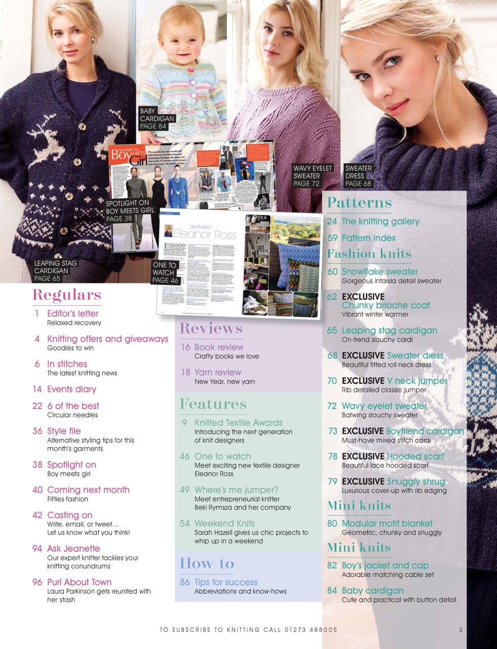 Knitting Preview Pages