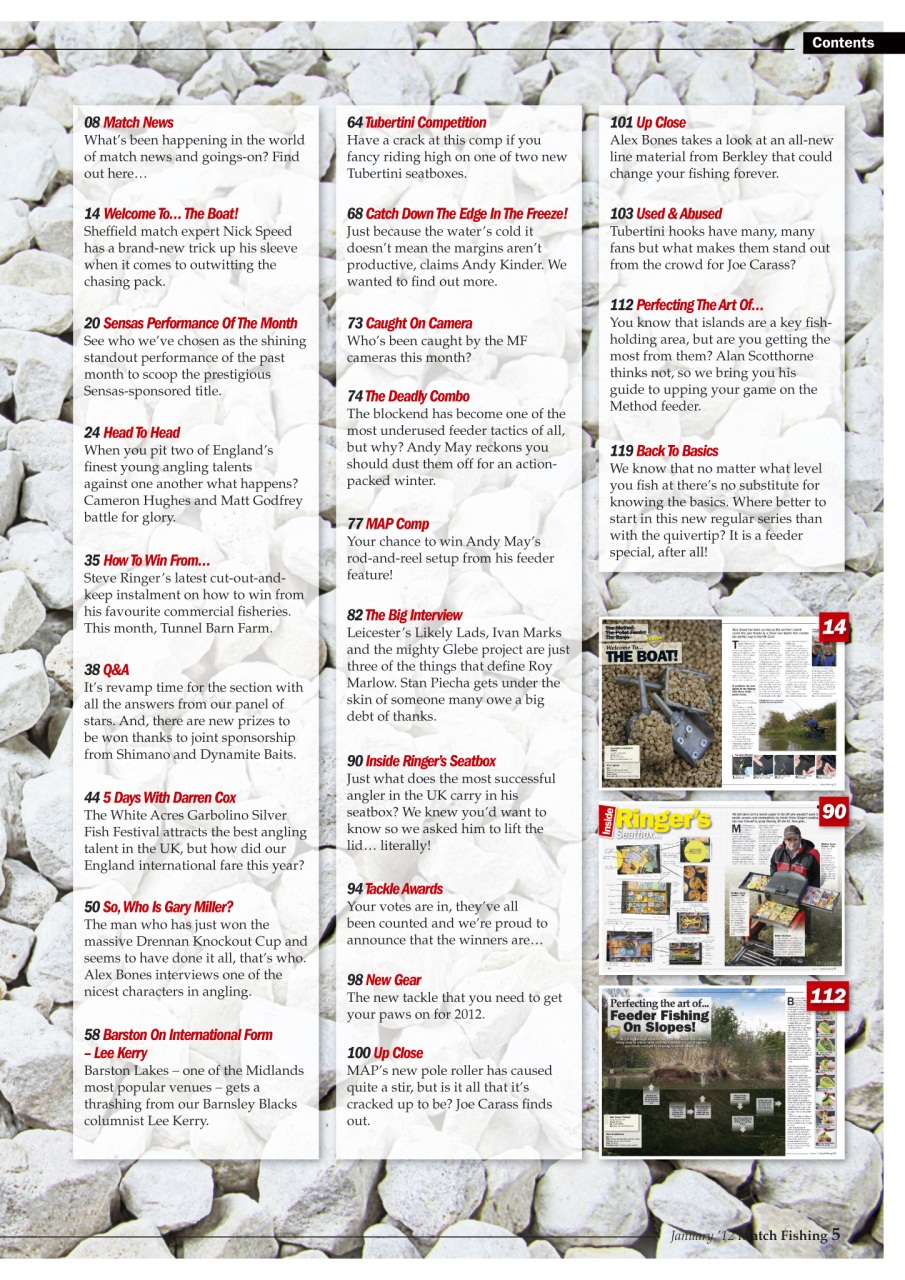 Match Fishing Preview Pages