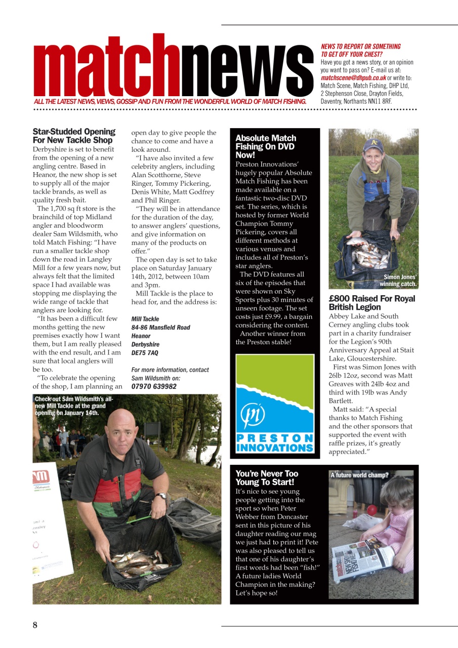 Match Fishing Preview Pages