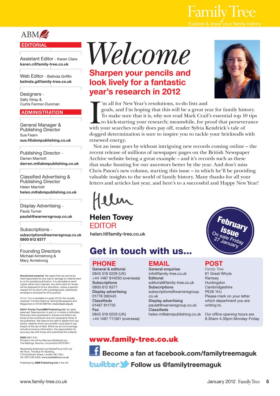 Family Tree Preview Pages