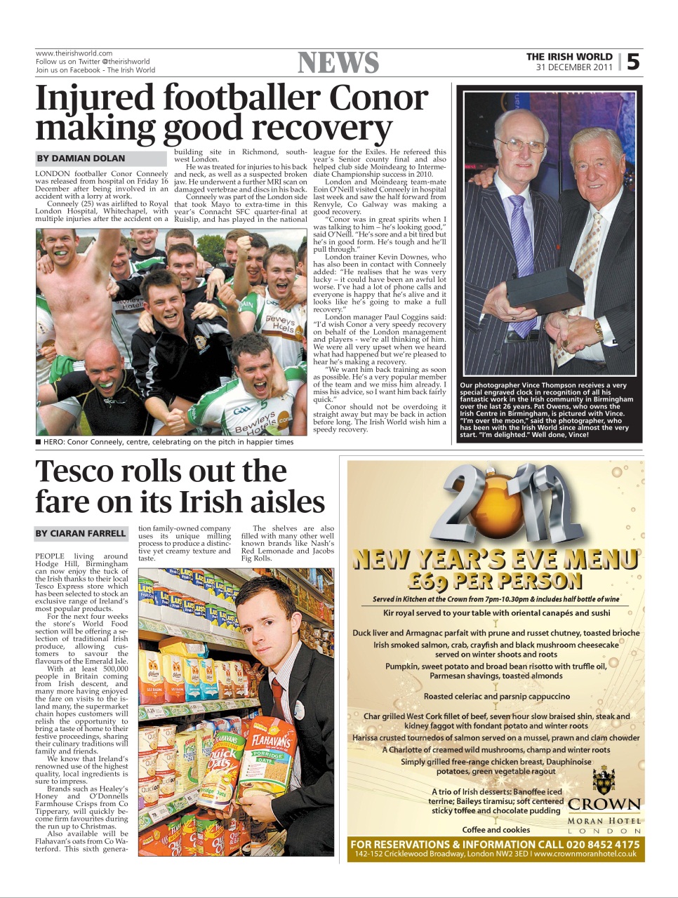 Irish World Preview Pages