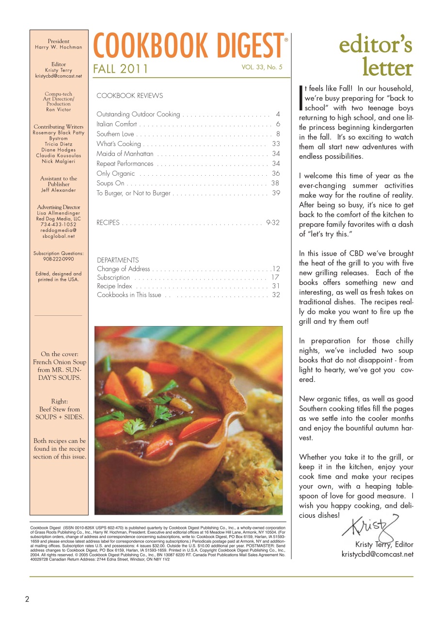 Cookbook Digest Preview Pages