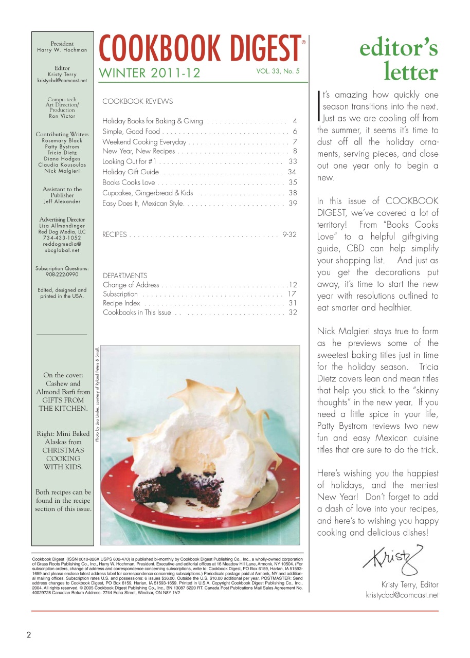 Cookbook Digest Preview Pages