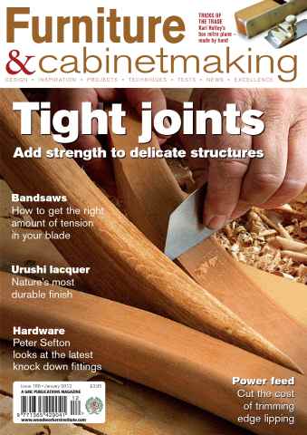 Furniture & Cabinetmaking issue January 2012