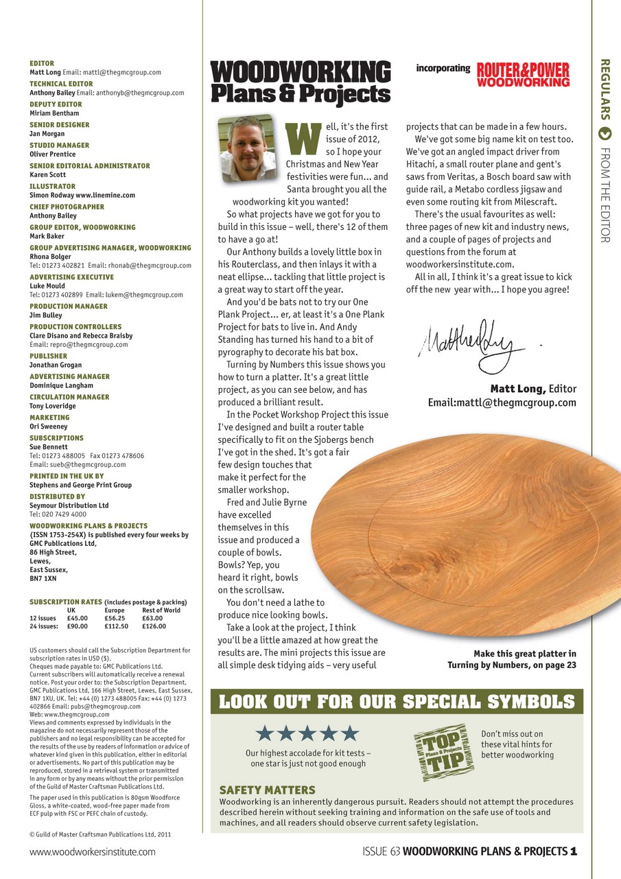 Woodworking Crafts Magazine Preview Pages