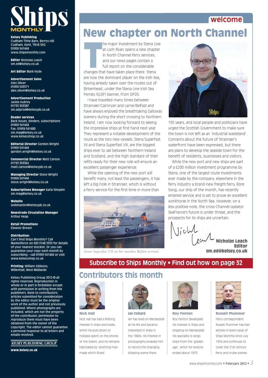 Ships Monthly Preview Pages