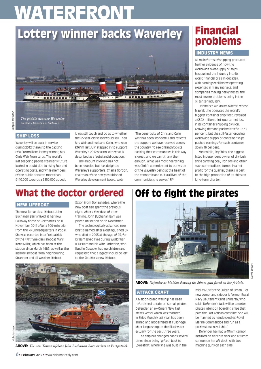 Ships Monthly Preview Pages