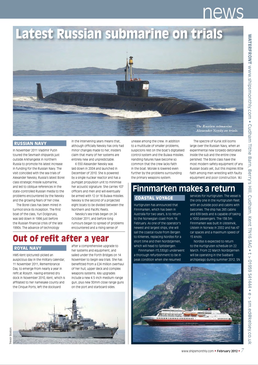 Ships Monthly Preview Pages