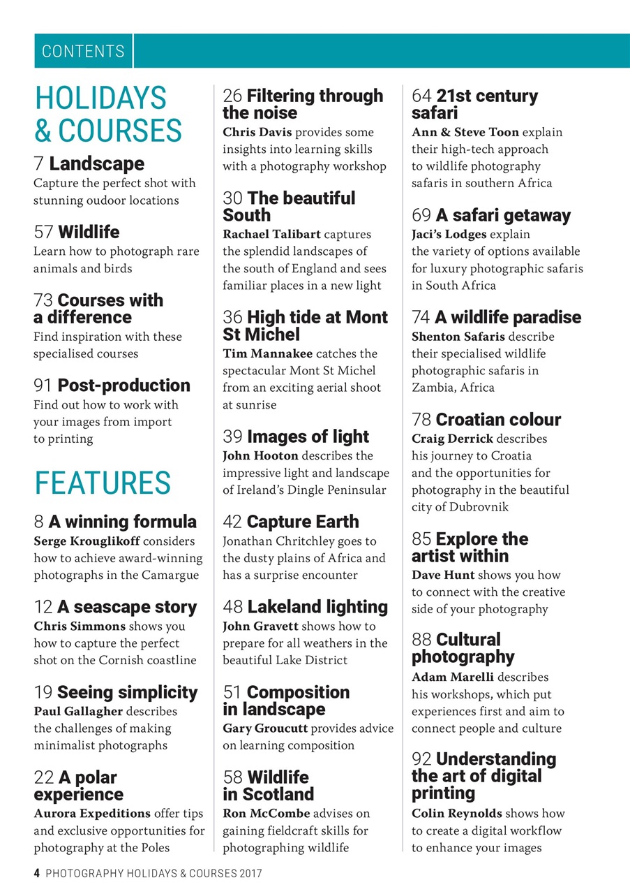 Black+White Photography Preview Pages