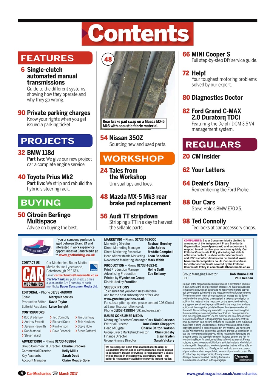 Car Mechanics Preview Pages