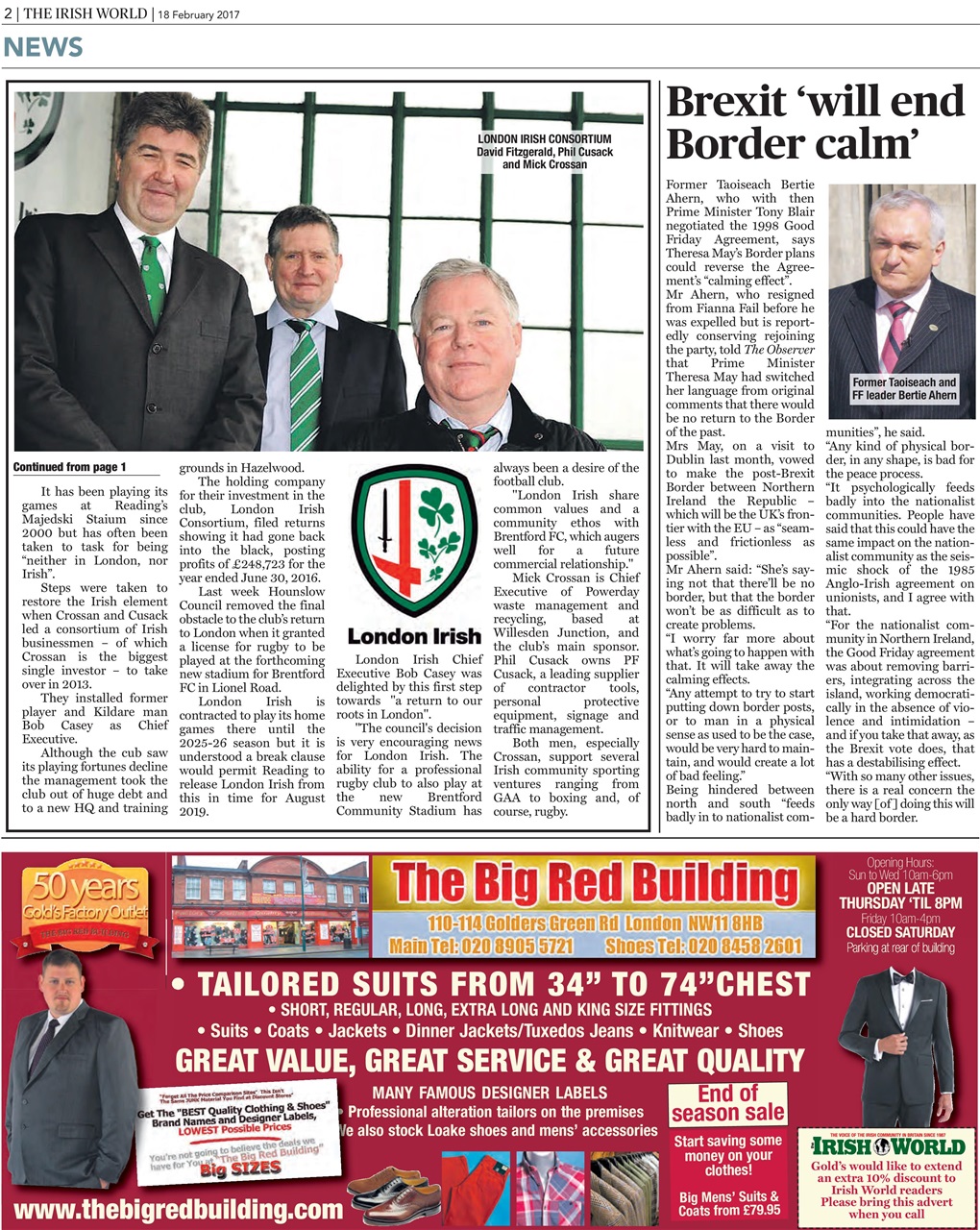 Irish World Preview Pages