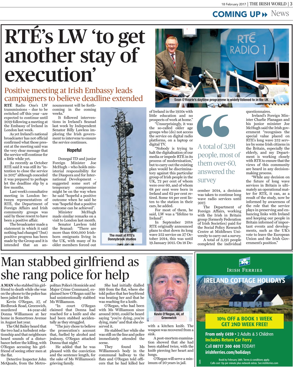 Irish World Preview Pages