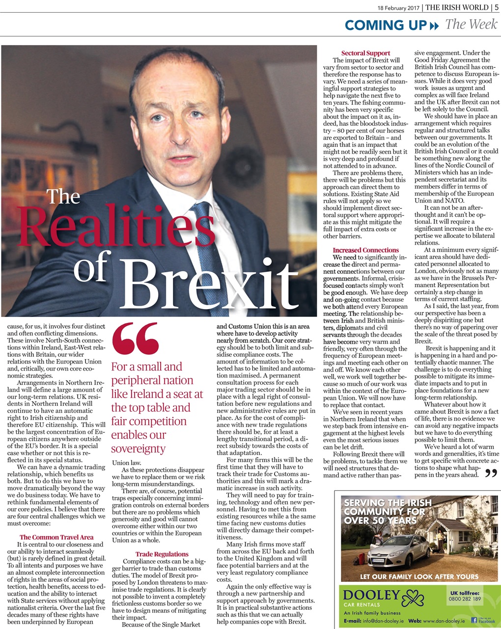 Irish World Preview Pages