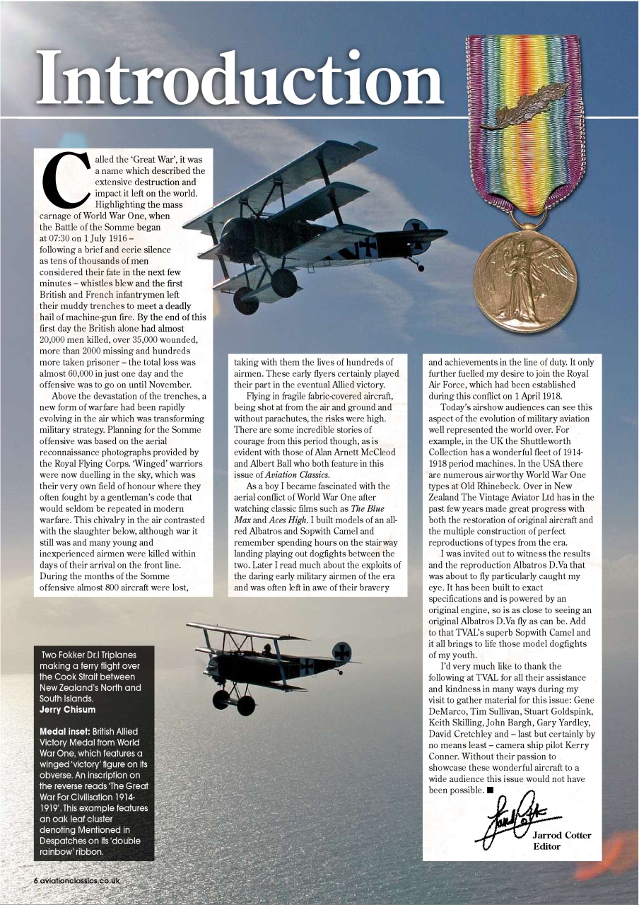 Aviation Classics Preview Pages