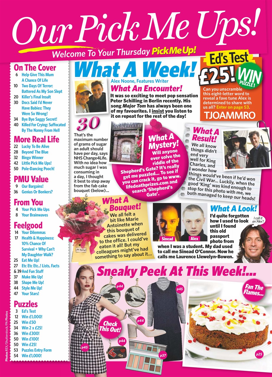 Pick Me Up Preview Pages