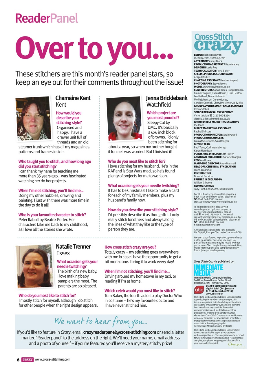 Cross Stitch Crazy Preview Pages