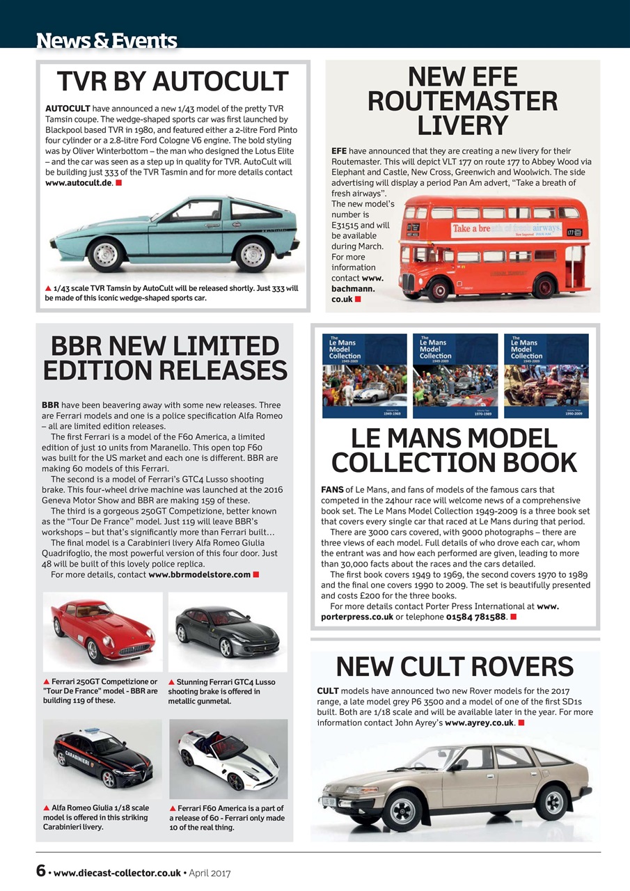 Diecast Collector Preview Pages