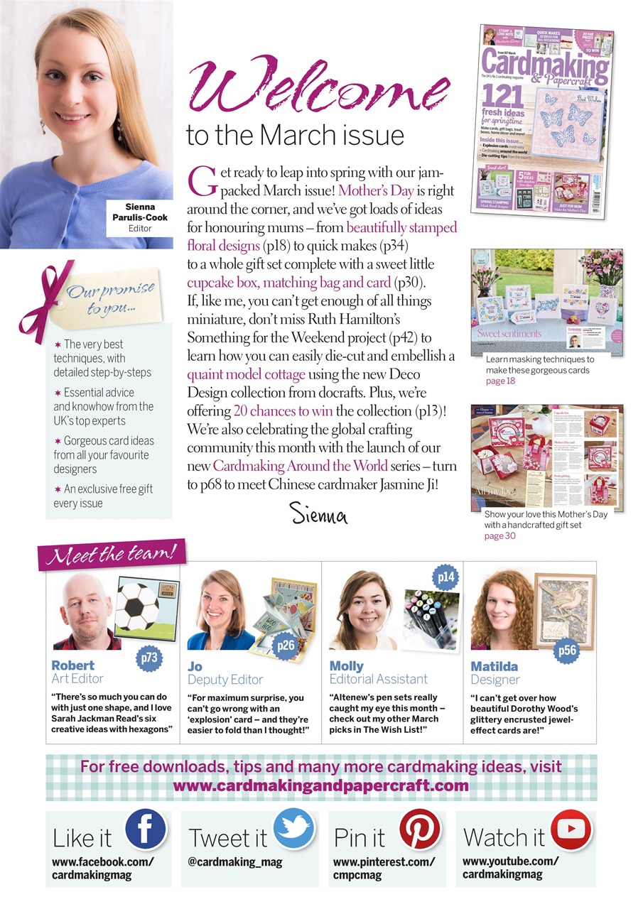 Cardmaking & Papercraft Preview Pages