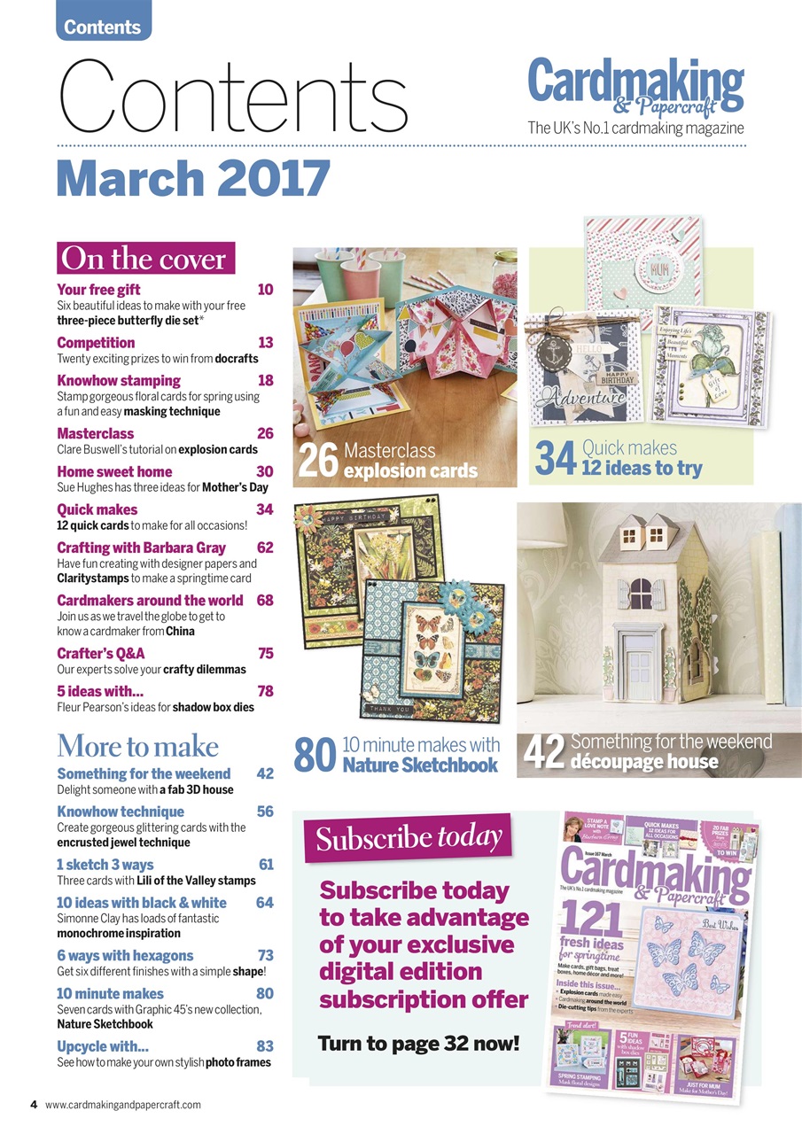 Cardmaking & Papercraft Preview Pages