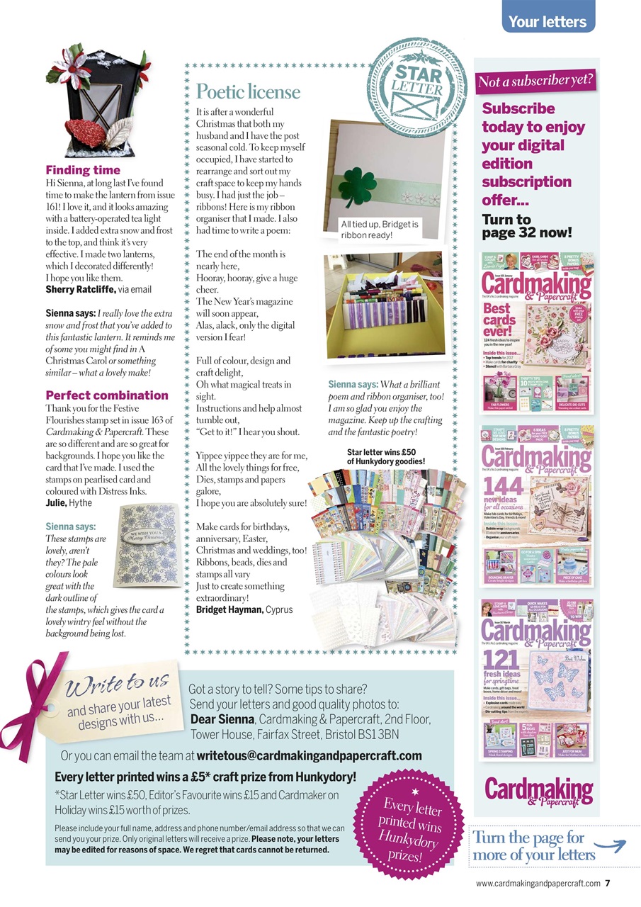 Cardmaking & Papercraft Preview Pages