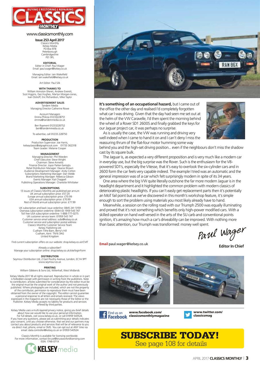 Classics World Preview Pages