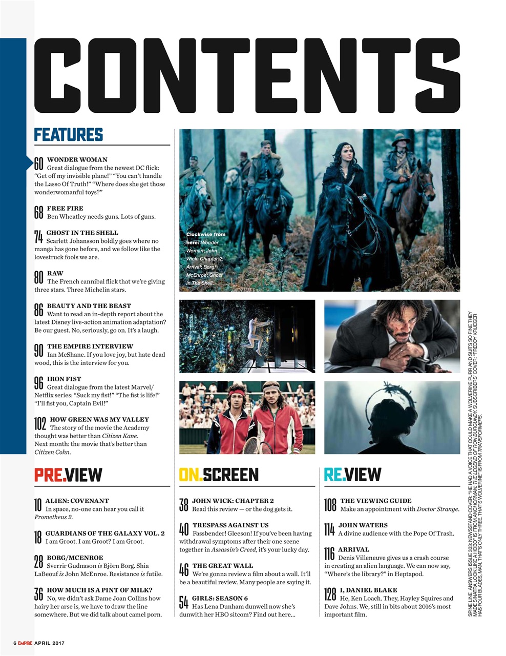 Empire Preview Pages