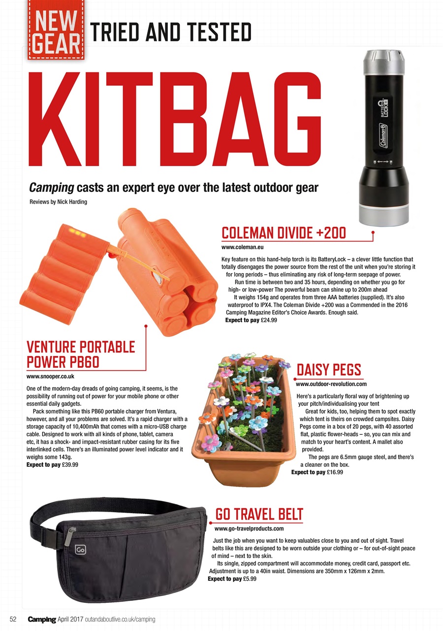 Camping Preview Pages