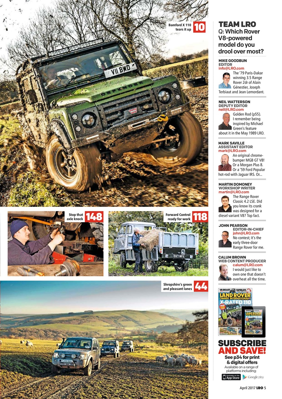 Land Rover Owner Preview Pages