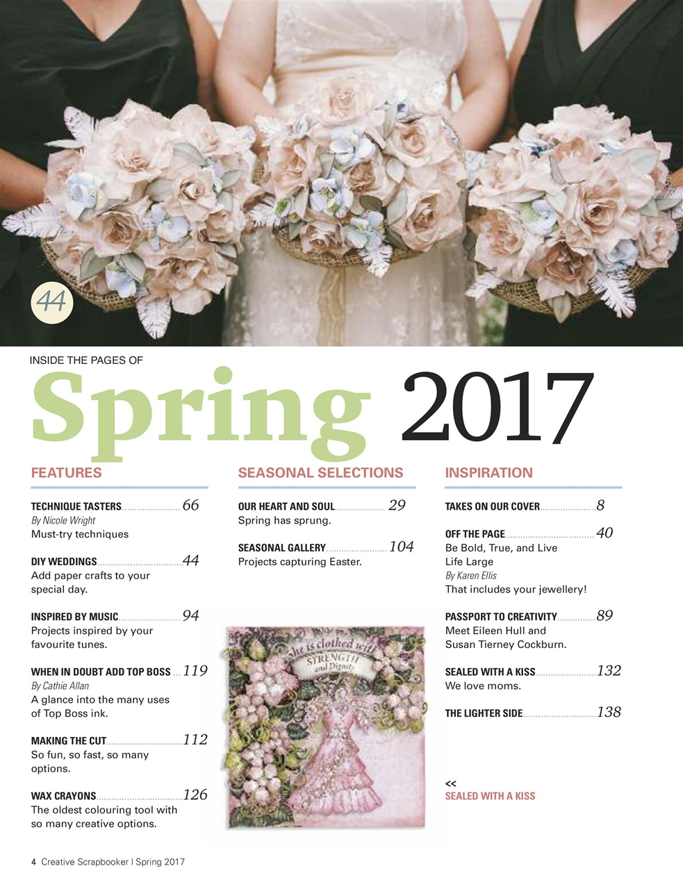 Creative Scrapbooker Preview Pages