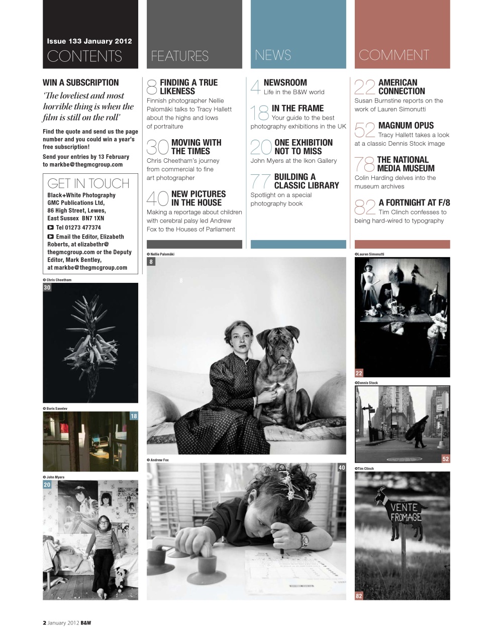 Black+White Photography Preview Pages