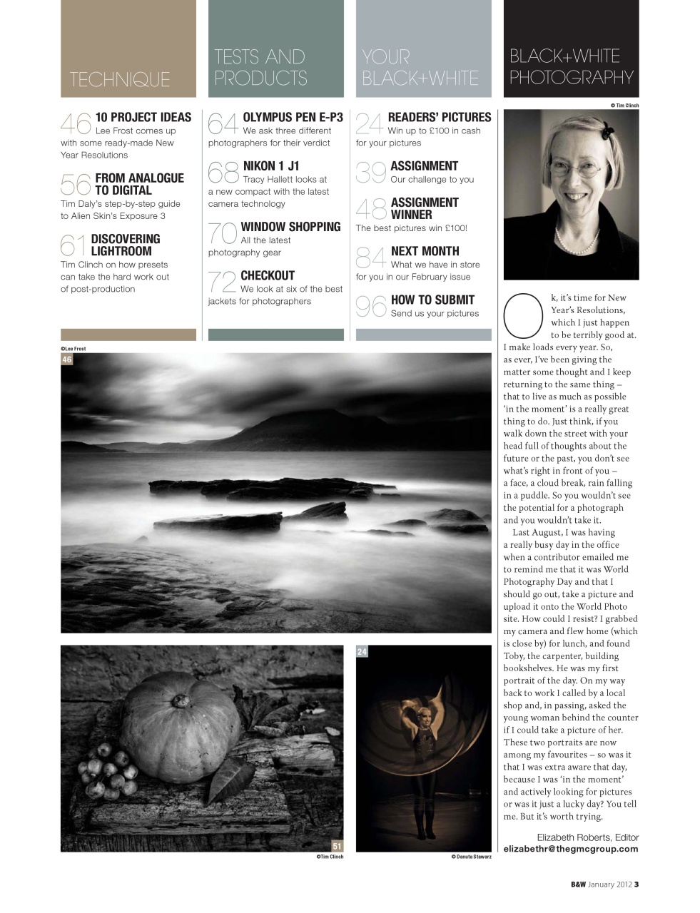 Black+White Photography Preview Pages