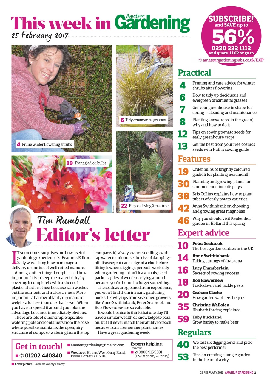 Amateur Gardening Preview Pages