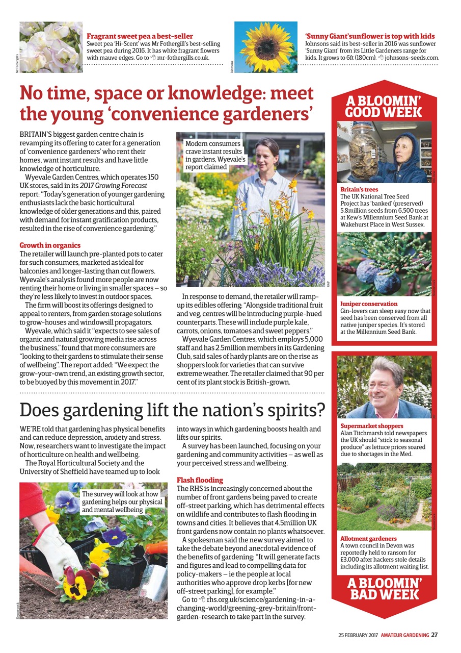 Amateur Gardening Preview Pages