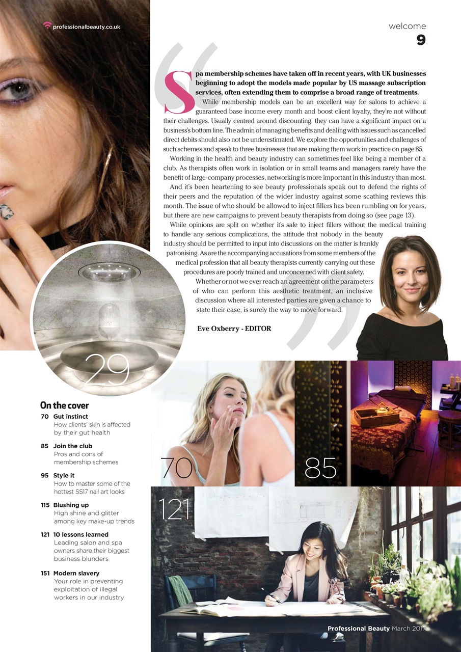 Professional Beauty Preview Pages